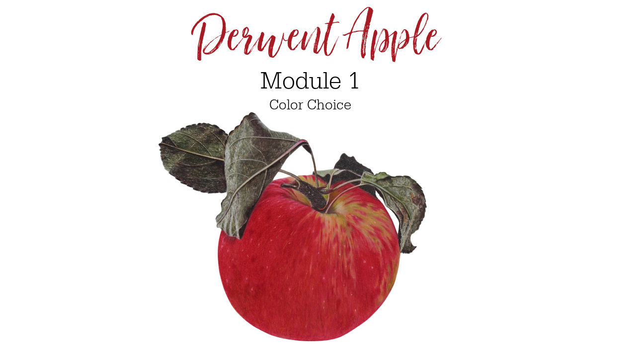 Link to Colored Pencil Drawing Tutorial of a Derwent Apple