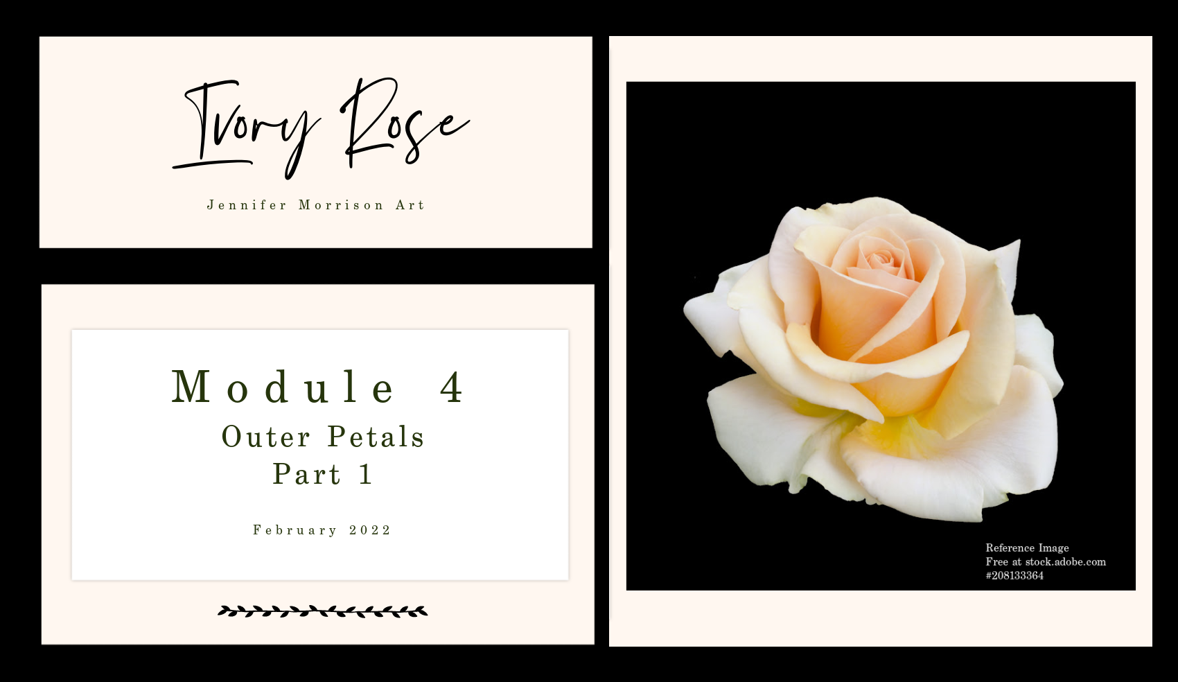 Link to Colored Pencil Drawing Tutorial of an Ivory Rose