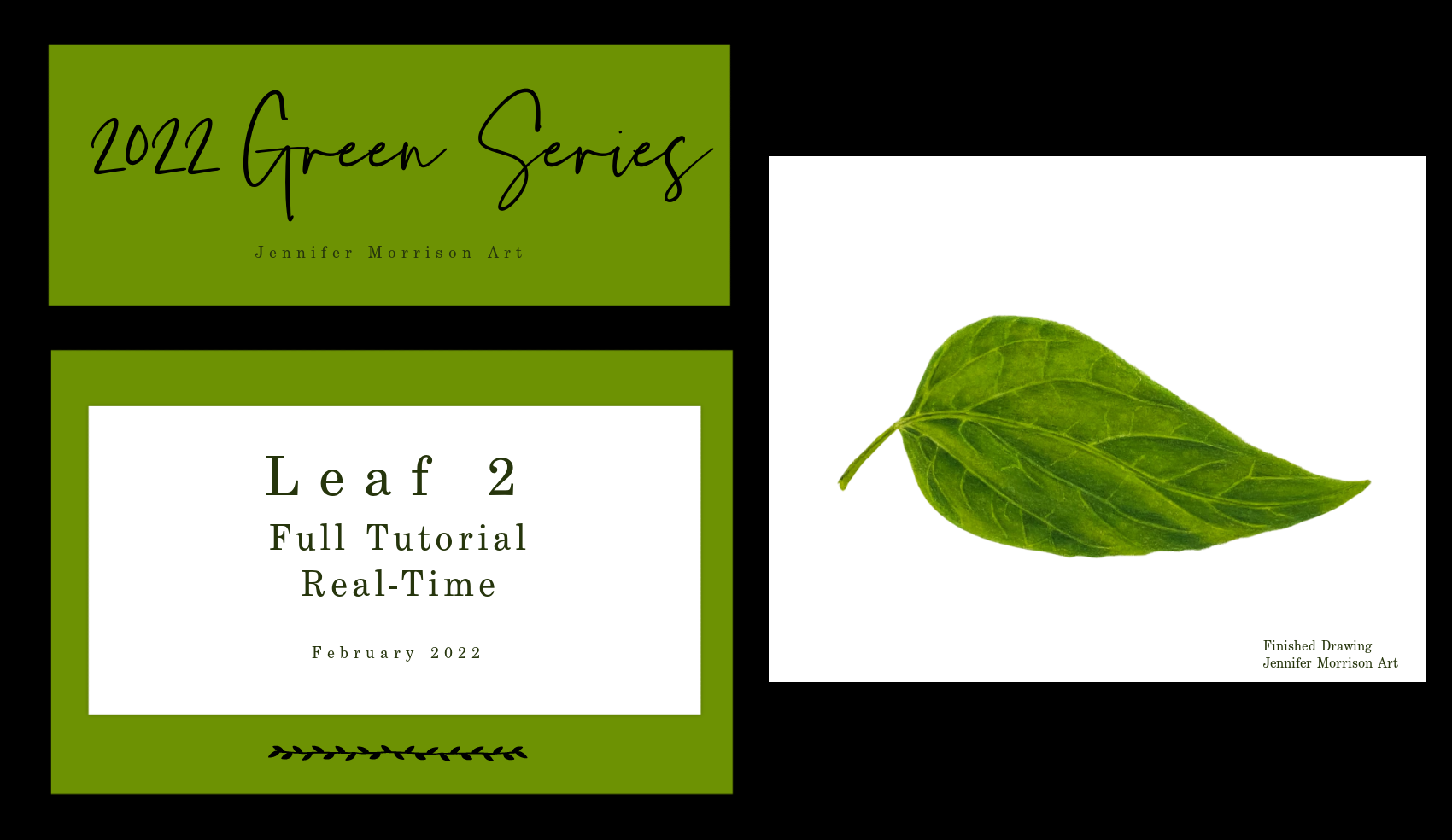 Link to Colored Pencil Drawing Tutorial of a Light Green Leaf