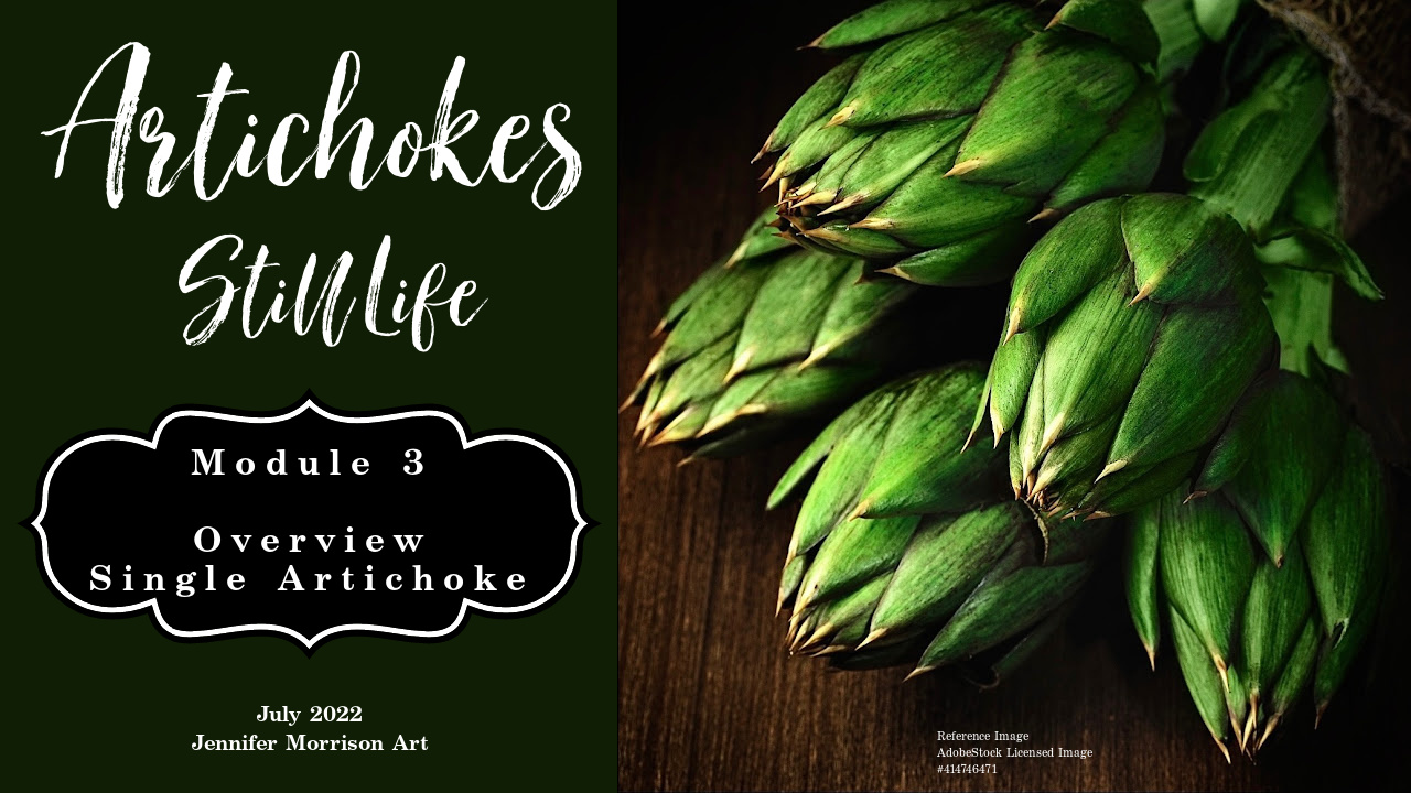 Link to Colored Pencil Tutorial of an Artichoke Still Life