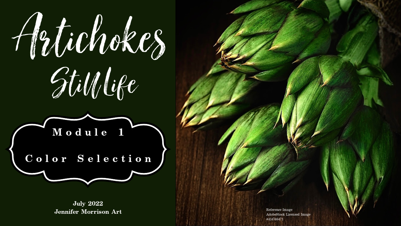 Link to Colored Pencil Tutorial of an Artichoke Still Life