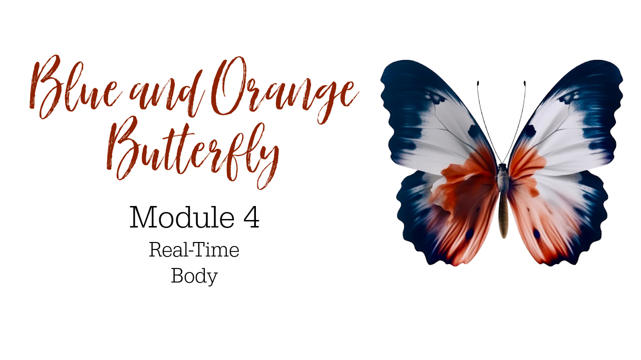 Link to Colored Pencil Drawing Tutorial of a Blue and Orange Butterfly