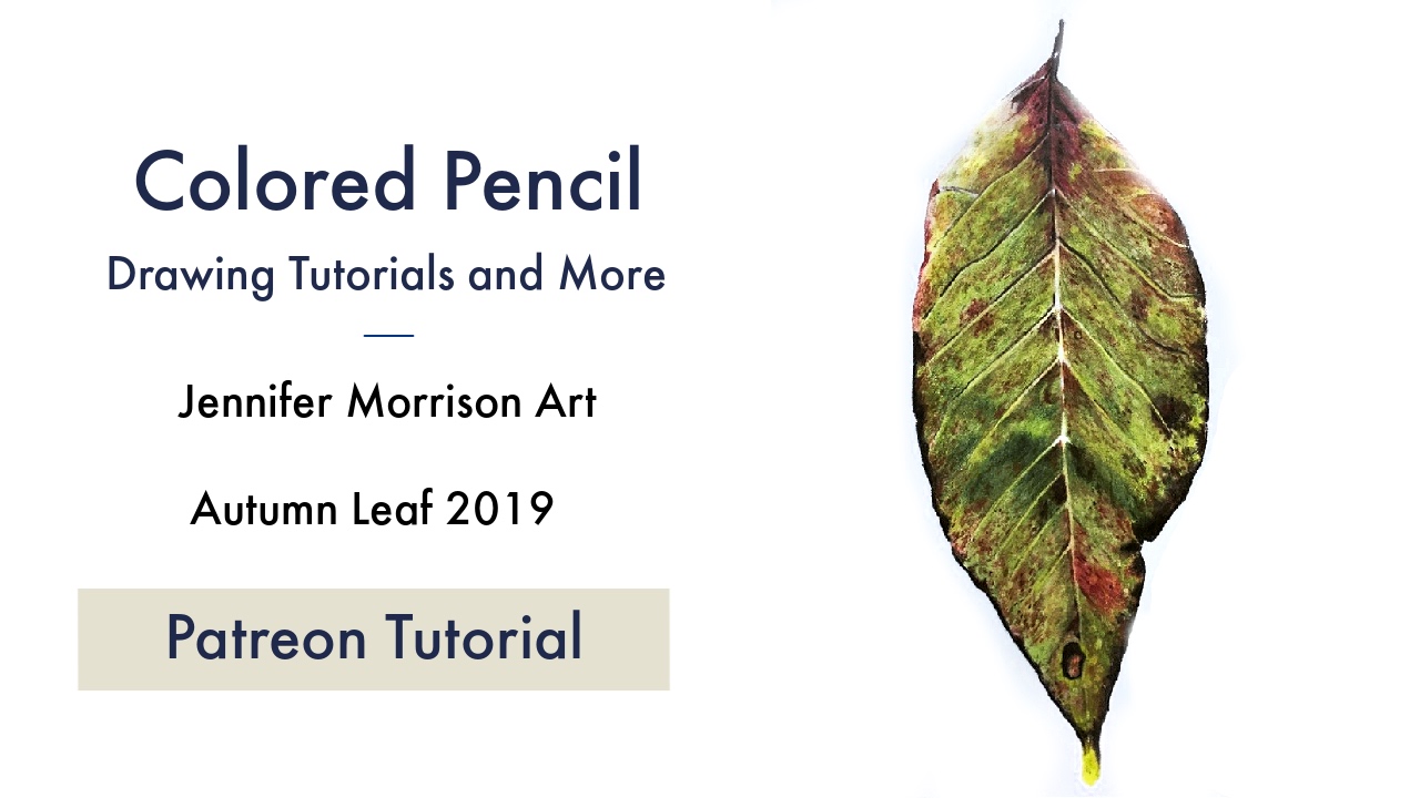 Link to Colored Pencil Tutorial of an Autumn Leaf