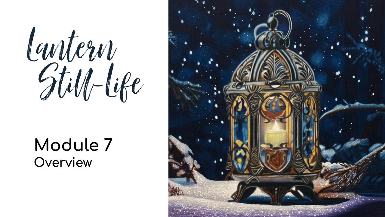 Link to Colored Pencil Drawing Tutorial of a Lantern Still Life