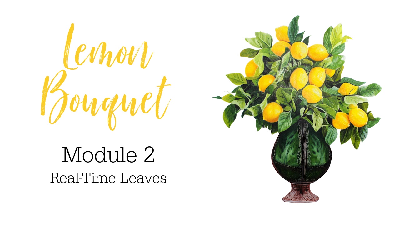 Link to Colored Pencil Drawing Tutorial of a Lemon Bouquet