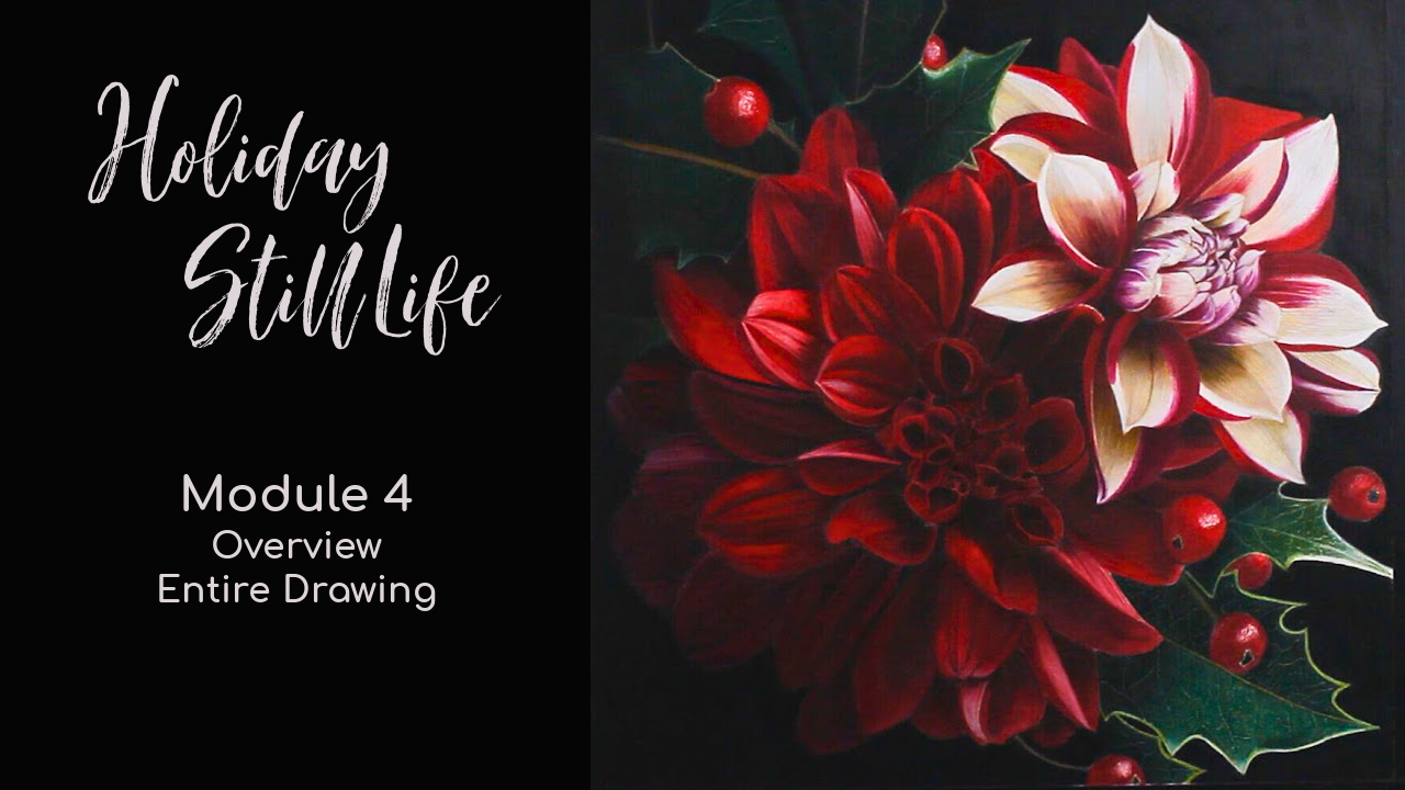 Link to Colored Pencil Drawing Tutorial of Blue Grapes