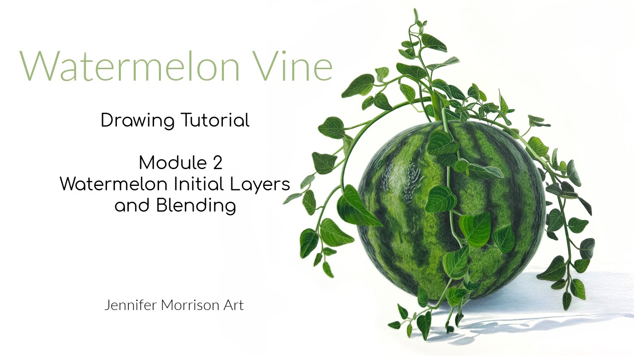 Link to Colored Pencil Drawing Tutorial of Blue Grapes